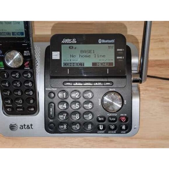 AT&T TL96271 Dect 6.0 2 Handset Bluetooth Connect-to-Cell Caller ID Phone System - Picture 4 of 11